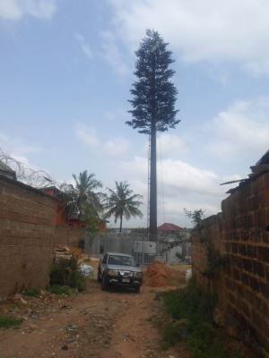 Torre de células monopinas de antena Gsm