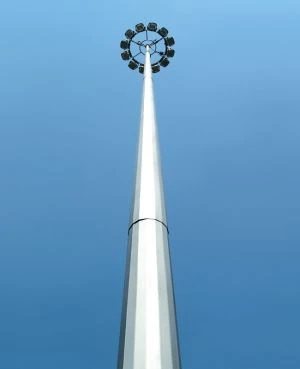 Iluminación poligonal de alto mástil