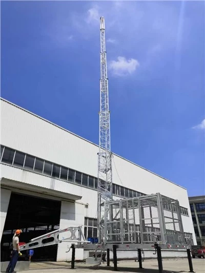 Torre de comunicación móvil telescópica COWs