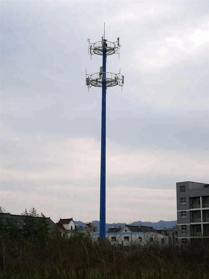 Steel Monopole Broadcasting Telecommunication Towers